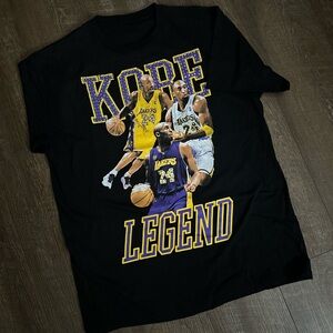 Unique Kobe Bryant rhinestone t-shirt